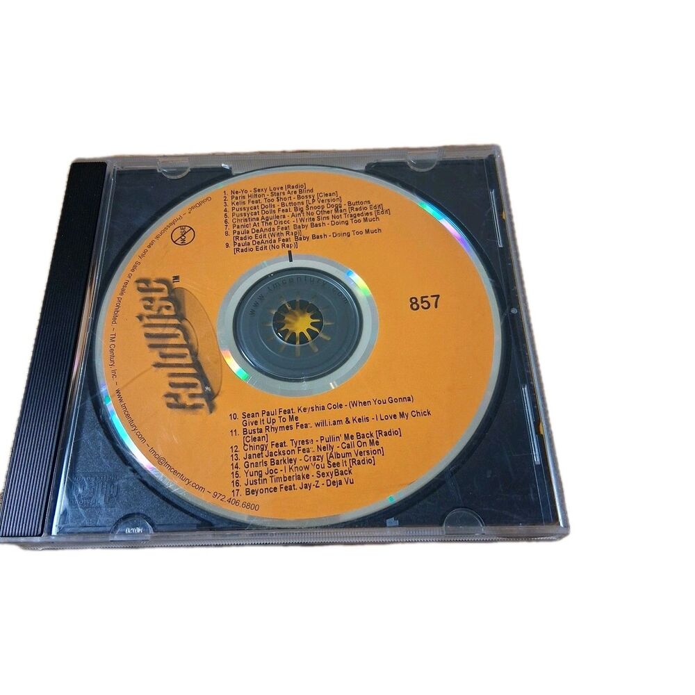 TM Century GoldDisc 857 Radio Promo CD Various Artists Beyonce Ne-Yo Nelly